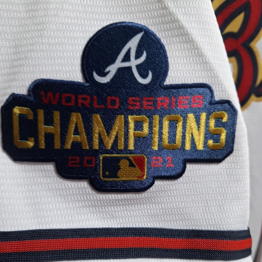 A Nike Genuine Merchandise Atlanta Braves Blank jersey in multiple sizes. - Picture 3 of 8